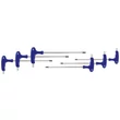 Kép 1/2 - Hatszögkulcs klt. keresztmarkolattal és gömbvégű fejjel  2-6mm, 6db