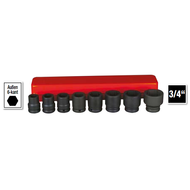6 lapú gépi dugókulcs klt. 19-41mm, 8db