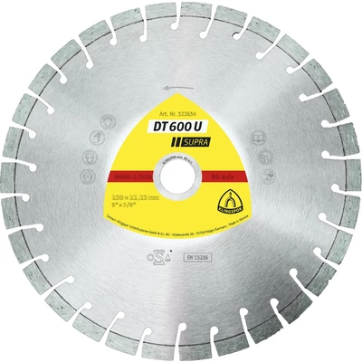 Gyémánt vágókorong DT600U SUPRA