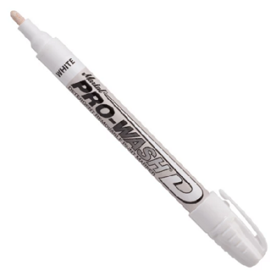 Jelölőfesték toll, tisztítószerrel (legalább 10 pH értékű) lemosható PRO-WASH