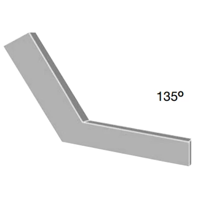 Gérszög 135°