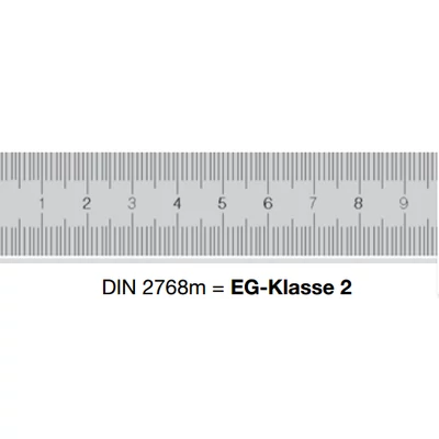 Inox vonalzó 30x1mm