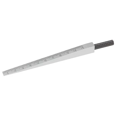 Precíziós acél mérőék 0,1 mm-es osztás