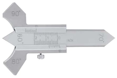 Hegesztési varrat idomszer tolókával Inox