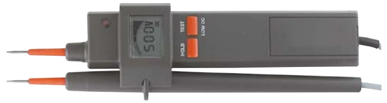 Kétpólusú digitális feszültségmérő műszer IP50, 5-500V AC+DC