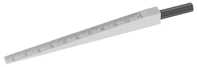 Precíziós acél mérőék 0,1 mm-es osztás